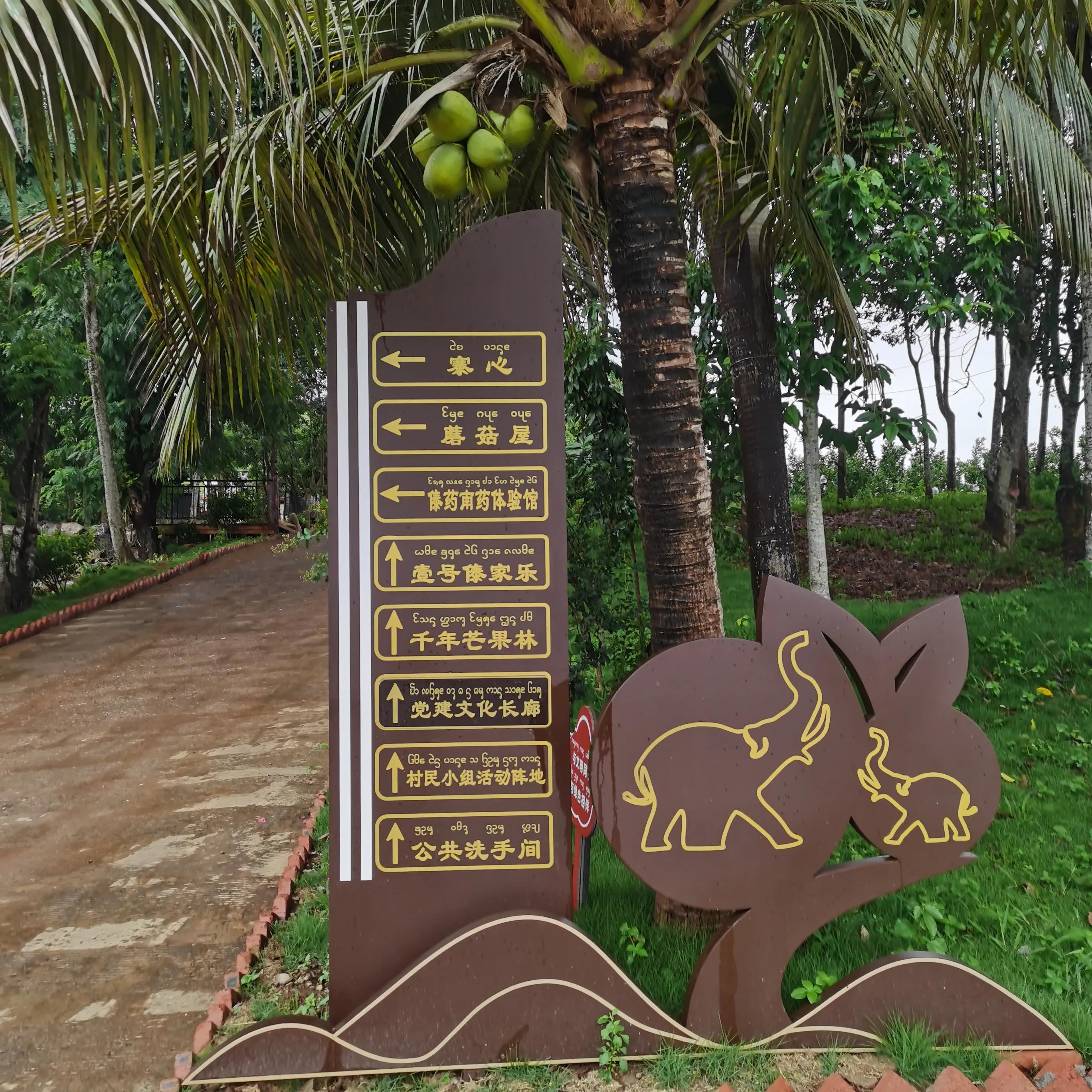 西双版纳曼远村游,西双版纳自由行一天攻略傣族园