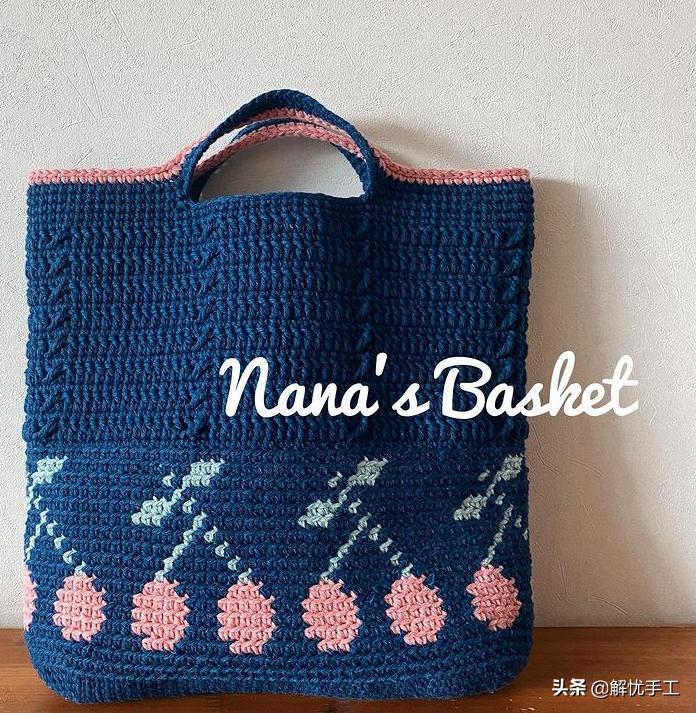 简单漂亮的小包包钩针教程,韩国钩针钩桌布花样教程