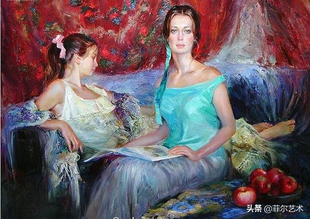 美人如花——一组温婉知性的俄罗斯女性人体油画欣赏