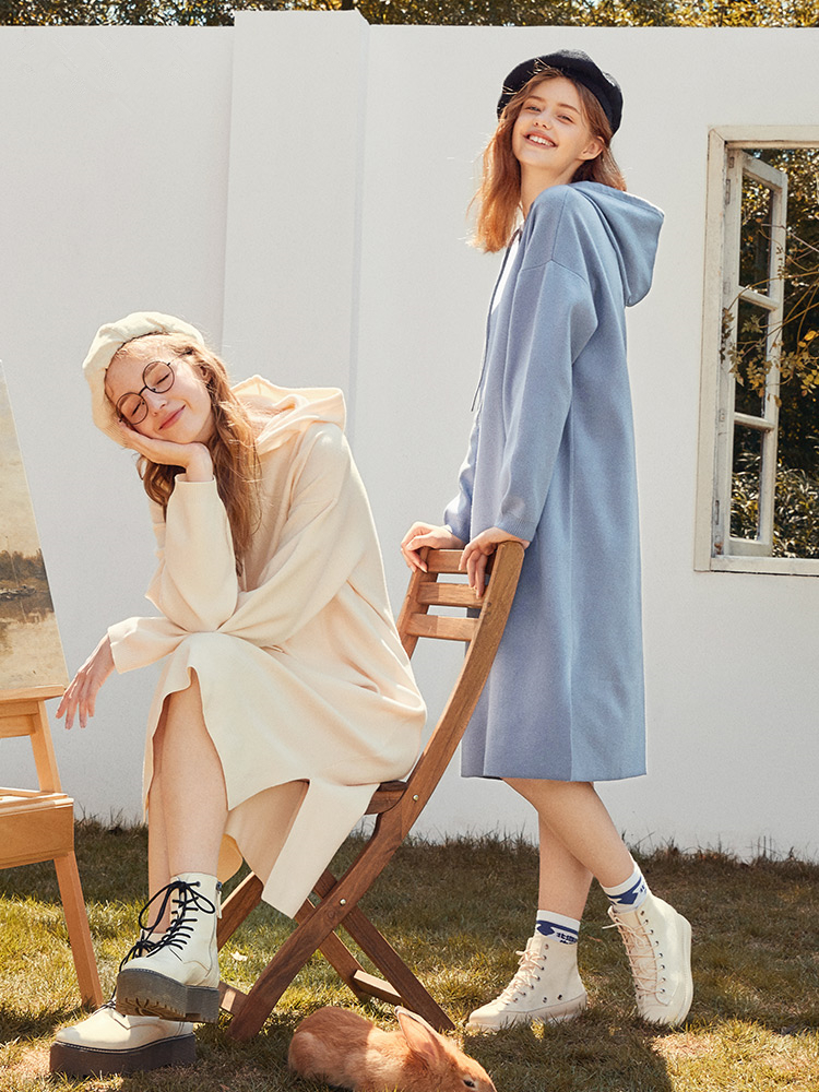 又美又飒又霸气针织连衣裙冬款,又美又飒露背连衣裙