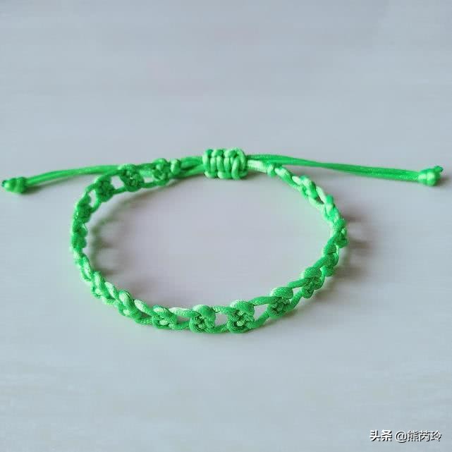 如意结手链编织详细教程,转运招财金钱结情侣手链编织教程