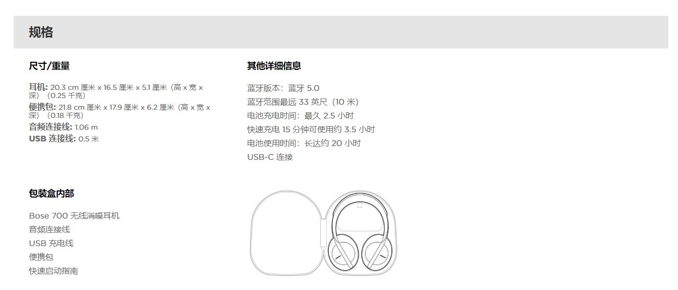 boseqc45对比bose700,bose700与boseqc45的区别