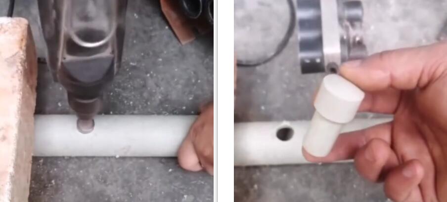 墙体内钻孔把水管钻破怎么办,墙面水管漏水怎么凿开