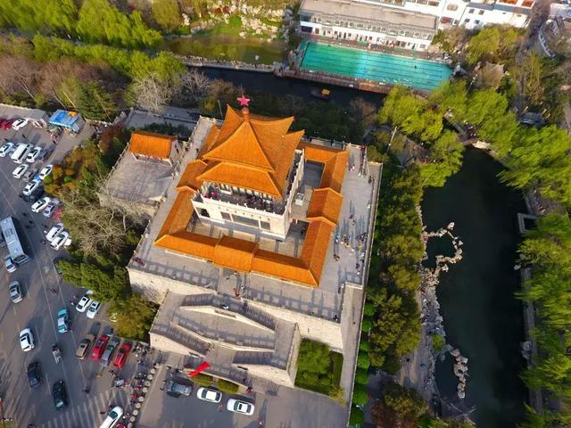 济南四大泉群,济南四大泉群全景图