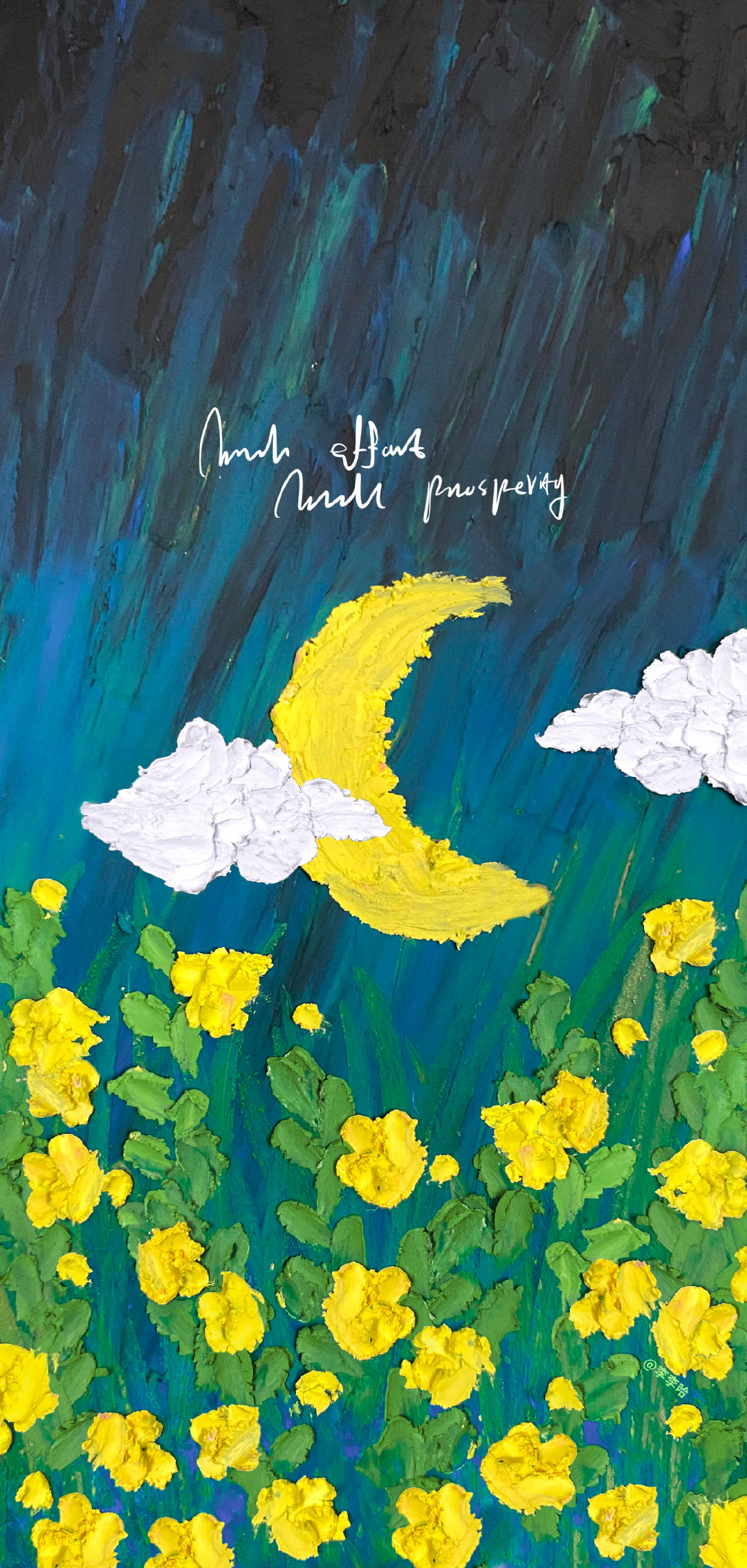 哪些色彩有张力的油画壁纸,油画风景画治愈系壁纸