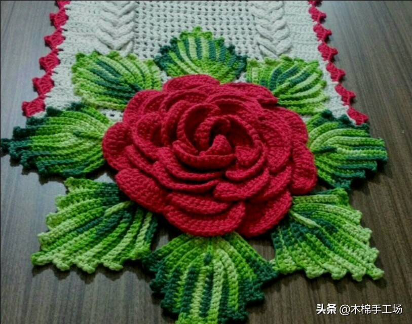 七种玫瑰花的钩编步骤,浪漫永不凋零的玫瑰花折纸