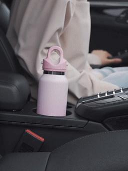 正品便携式一键开盖水杯,无需手拧保温水杯