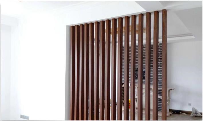 玄关屏风方木,屏风隔断客厅木格栅