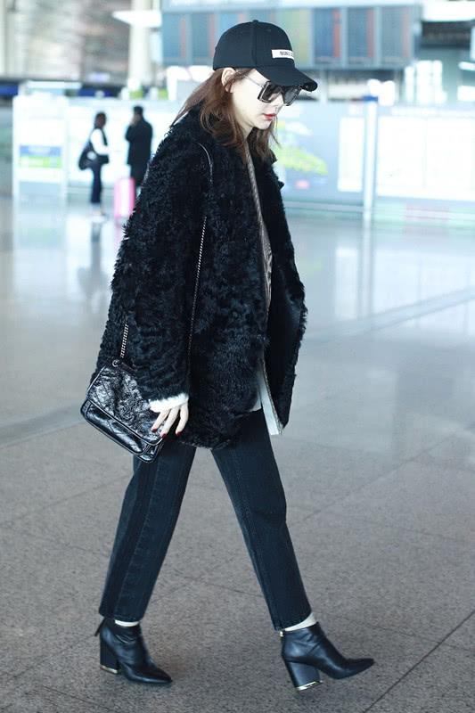 江疏影穿高筒靴配光腿神器,江疏影穿袜子视频教程