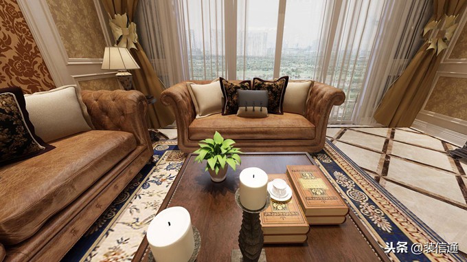 大平层豪宅200-300平简欧装修风格,简欧别墅装修设计报价单