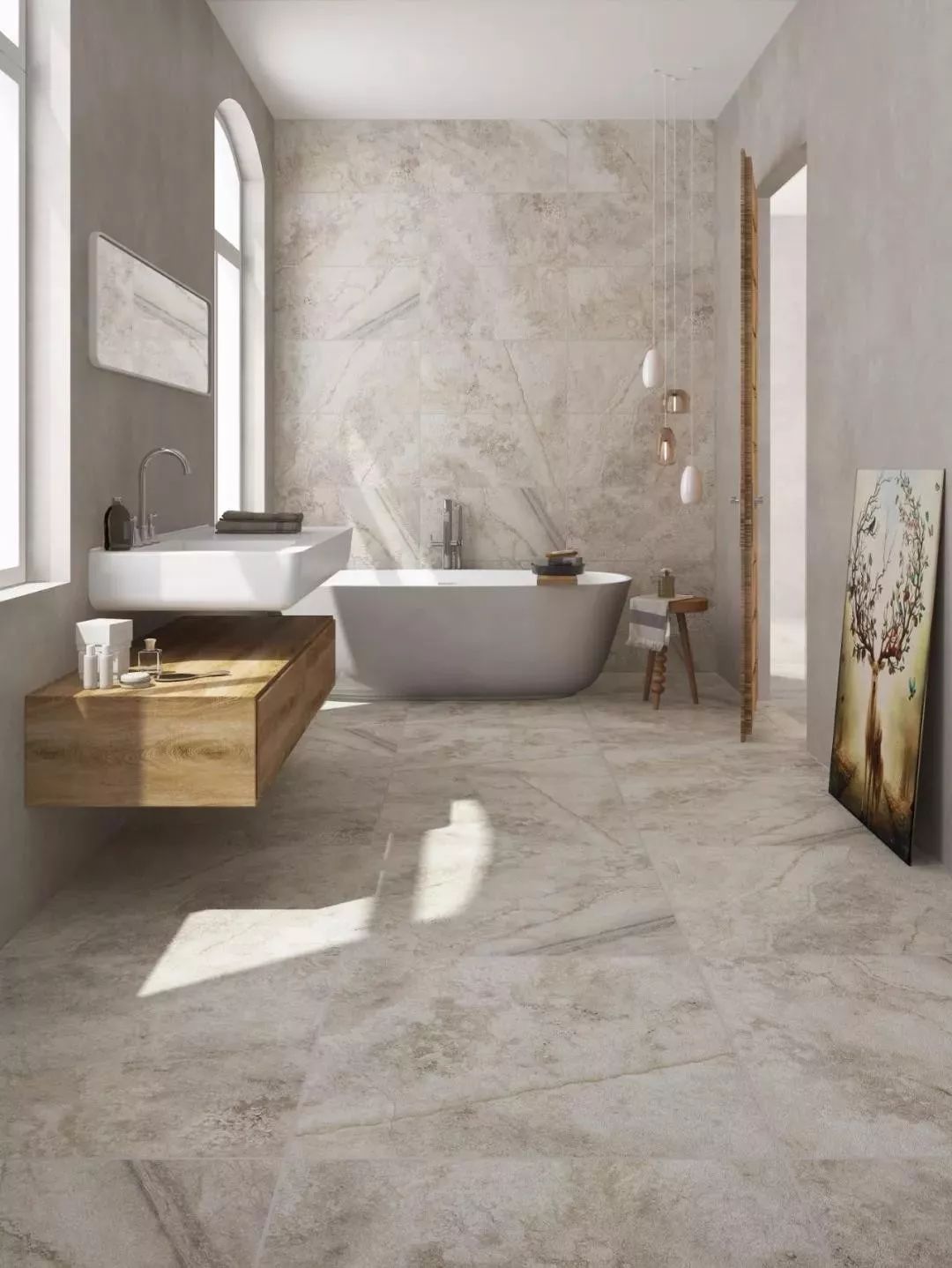 东鹏原石城堡灰瓷砖的效果图,东鹏原石瓷砖价格表一览