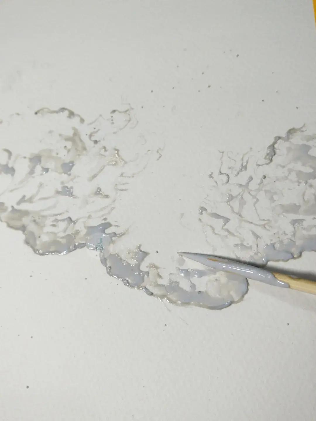 用水彩笔画海滩和海鸥,水彩风景画海滩图片