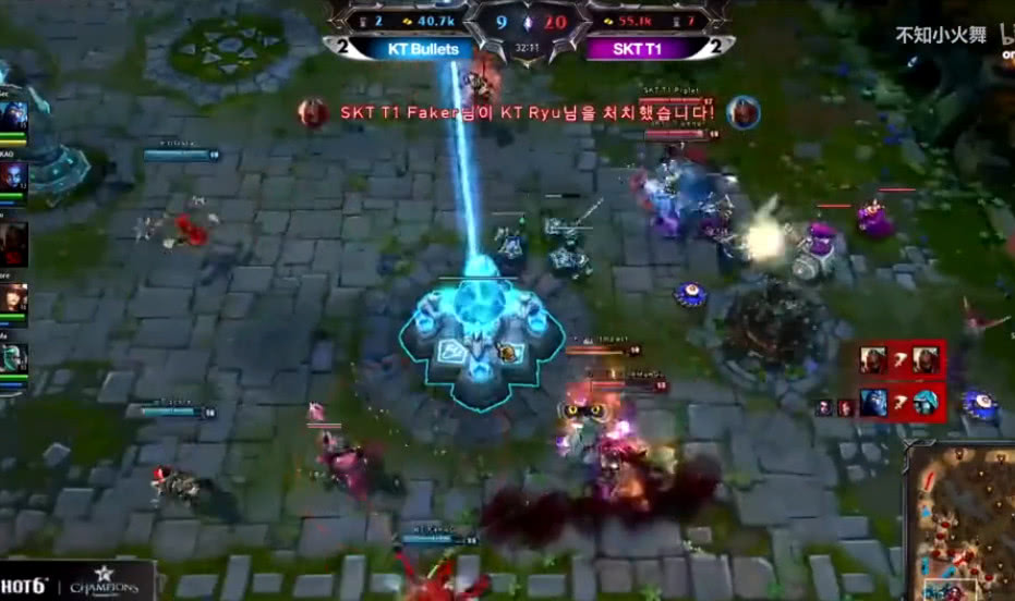 faker和岳伦再次solo劫起风了,faker劫vs岳伦二战完整版