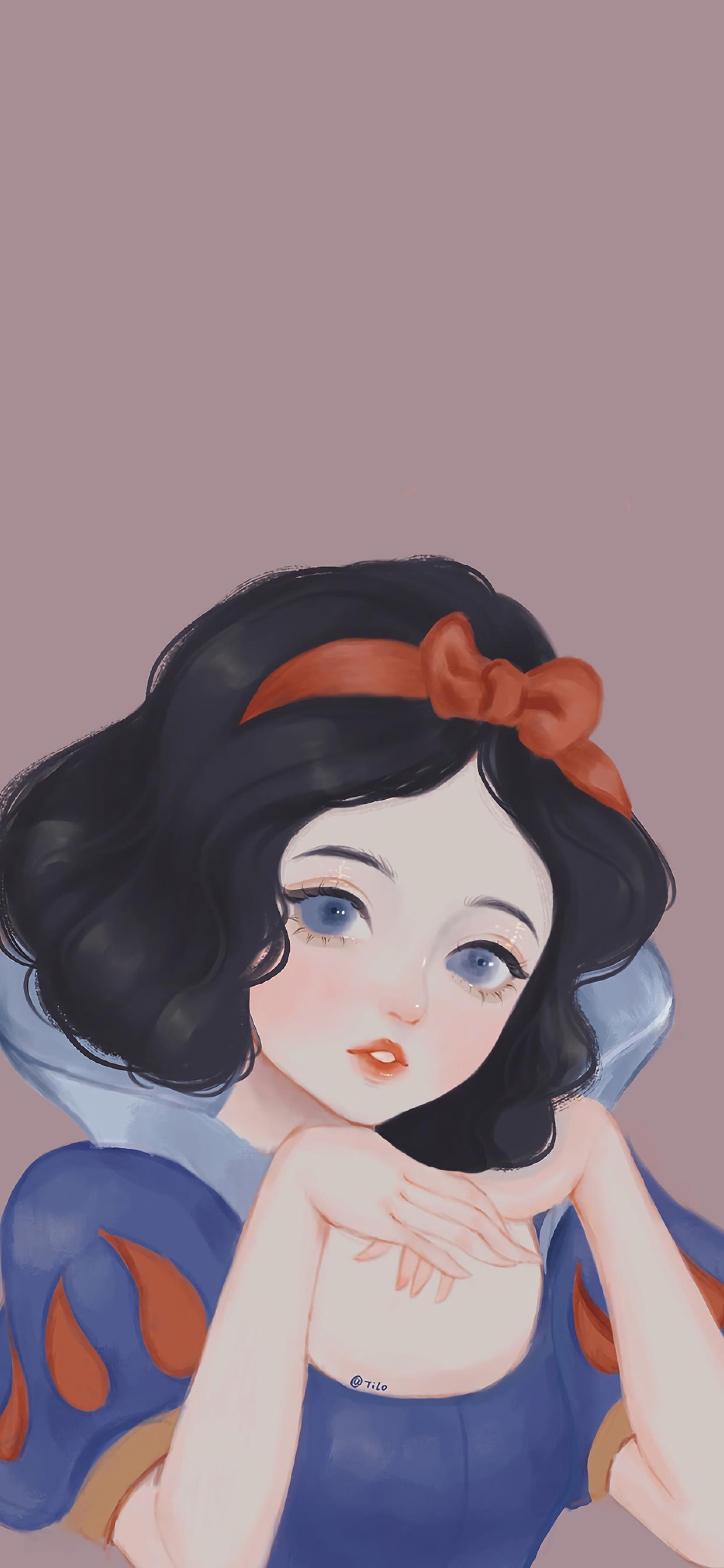 壁纸唯美王者荣耀西施动漫,迪士尼公主壁纸插画