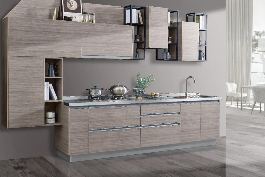 百能不锈钢整体厨房橱柜,百能不锈钢橱柜用的是环保胶水吗