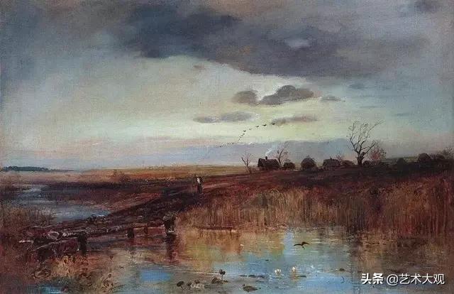 俄罗斯风景油画四大名家,俄罗斯古典风景油画欣赏图片
