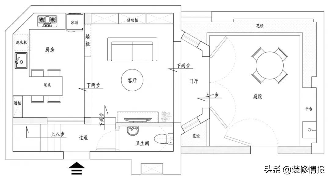 她买下32㎡上海老旧学区房，为女儿打造小桃园还有20㎡舒适大庭院