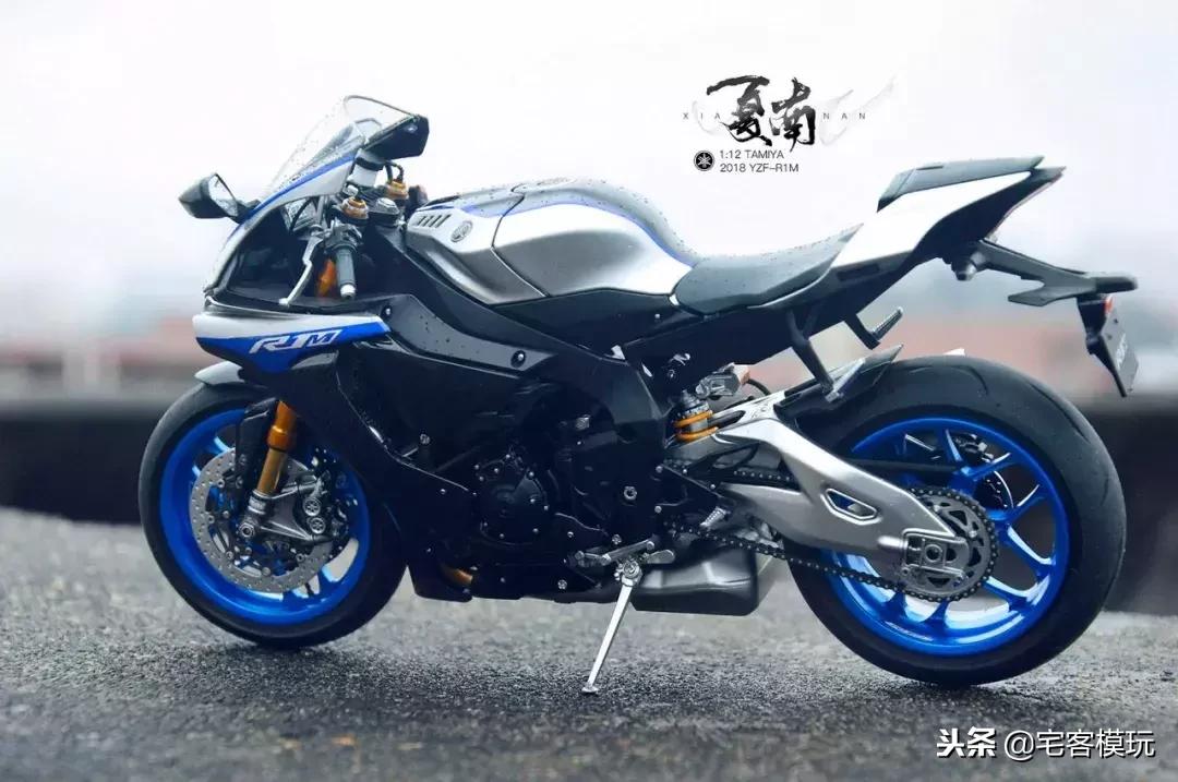 模型制作范例：田宫1:12雅马哈YZF-R1M,14133制作过程