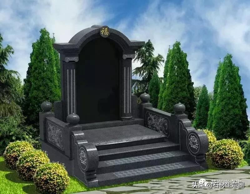 墓碑石材产地及价格,100种墓碑图片