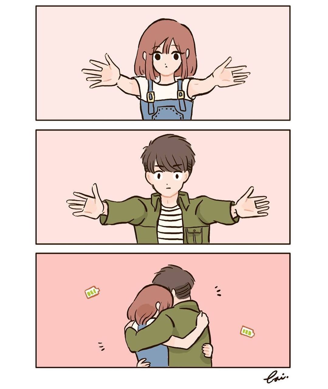 最温馨的情侣小漫画,温馨情侣漫画