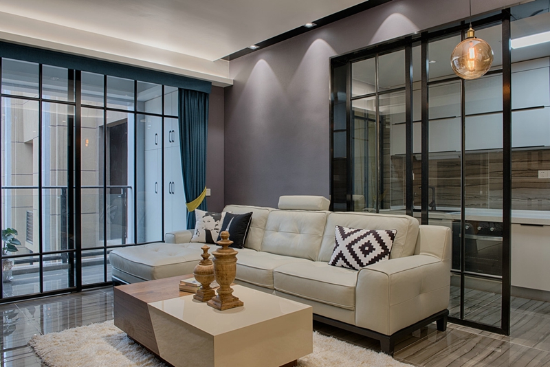 进门餐厅怎么设计效果图,进门客餐厅大开间设计