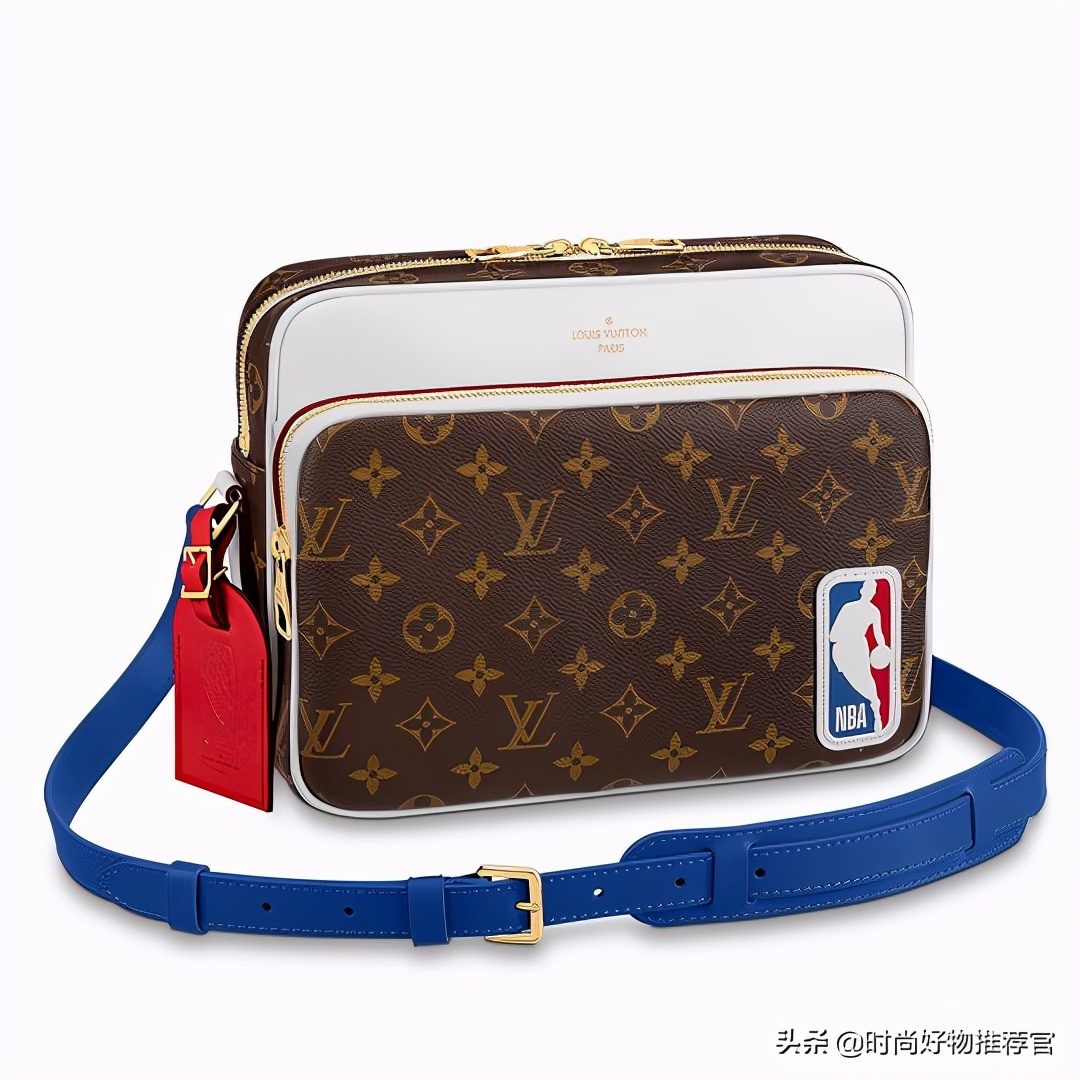 LV新包|NBA合作系列：篮网元素，红白蓝3色细节