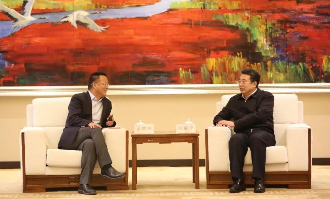 盘锦市委书记会见美国迈图高新材料集团中国区总裁秦晓新一行