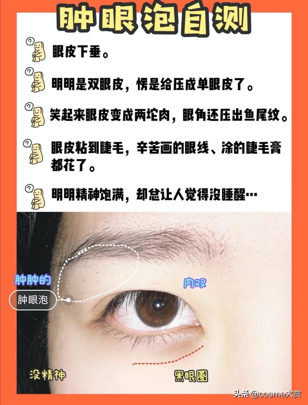 肿眼泡眼霜按摩手法,消除肿眼泡训练