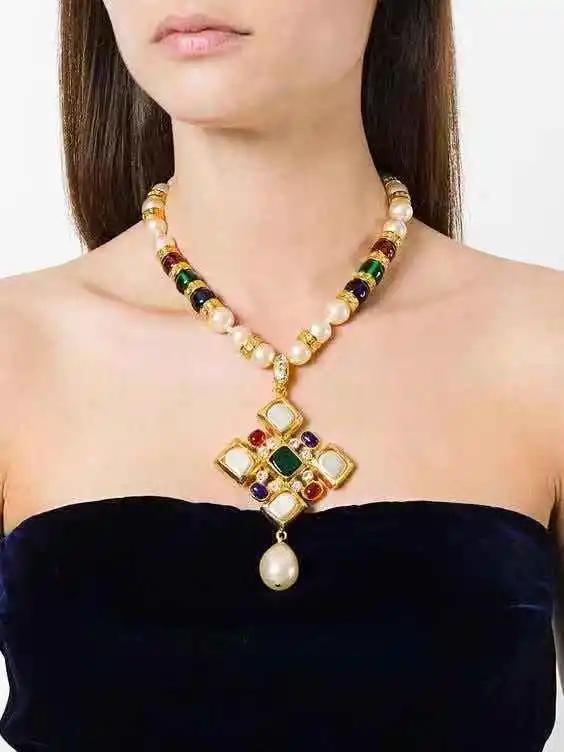 chanel香奈儿中古项链,中古饰品vintage香奈儿