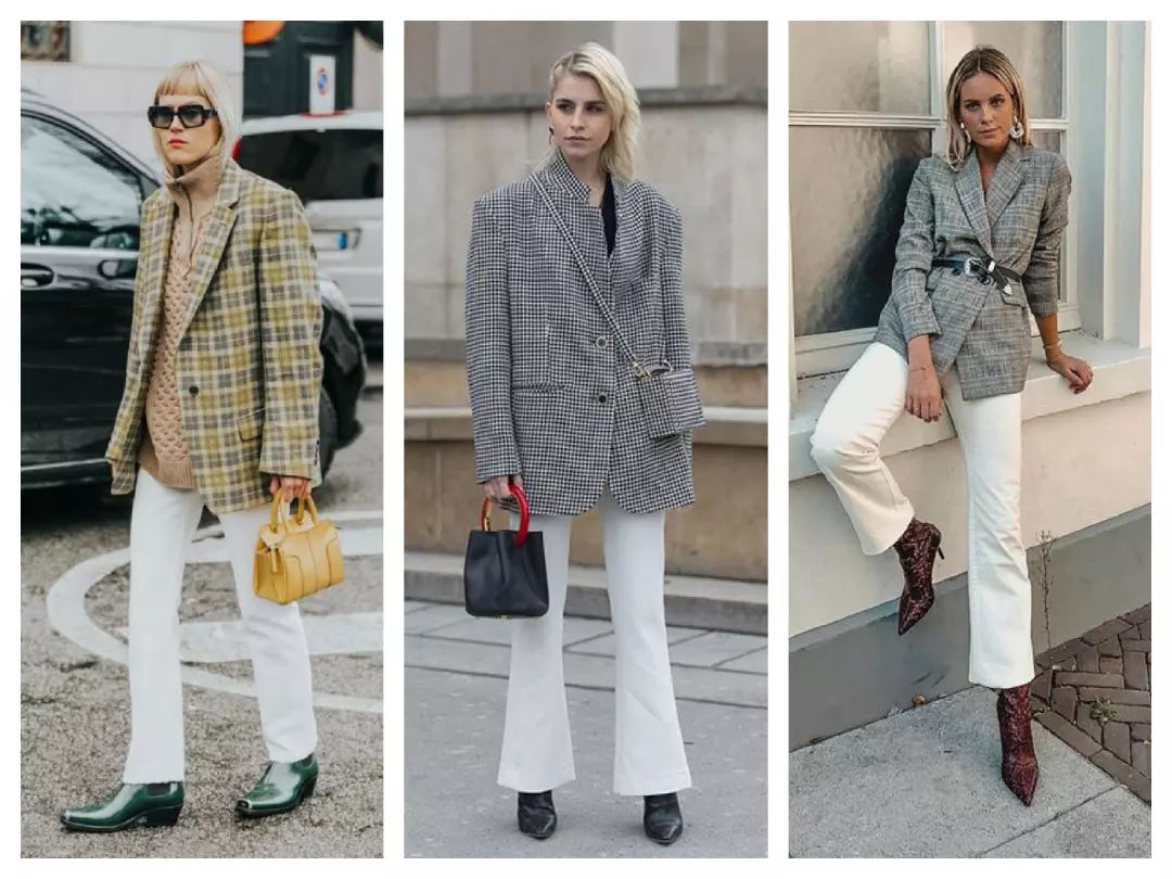 一条白裤子,搭配所有大衣!时髦精必备,给你整个冬天的高级感