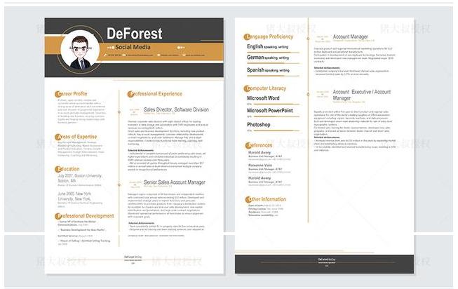 个人简历模板空白表格word免费,免费个人简历电子版word模板
