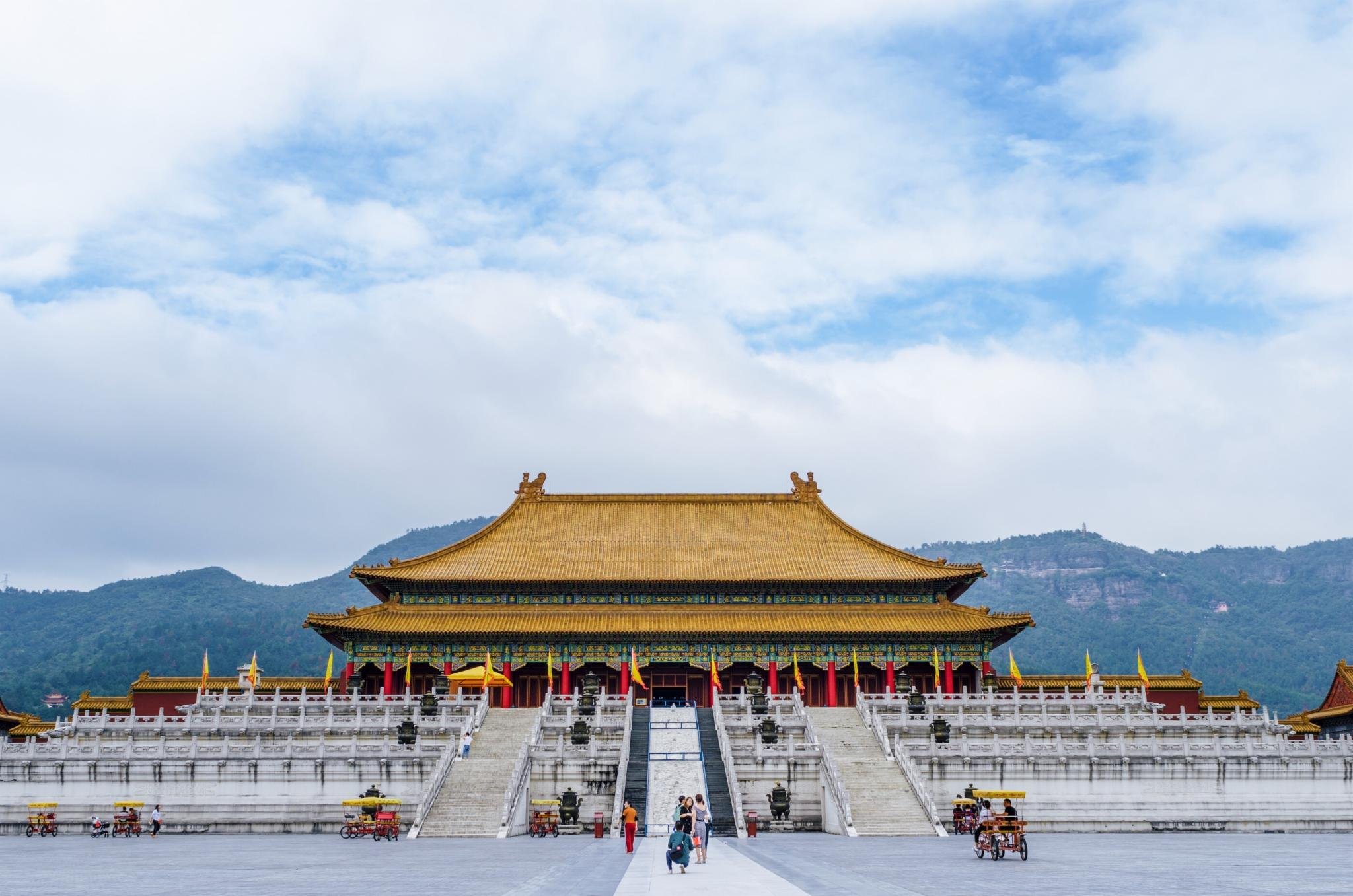 中国好莱坞横店影视城全景大扫描,著名横店影视城