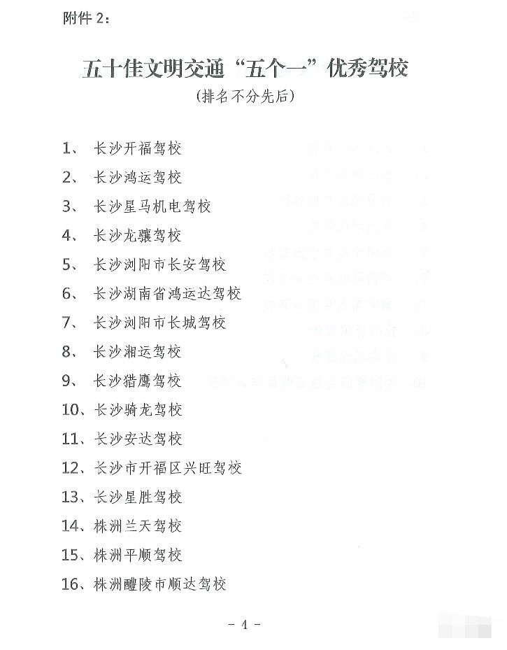 看过来！湘潭这几家驾校在全省文明交通进驾校“五个一”优秀及标兵驾校评选活动中脱颖而出！