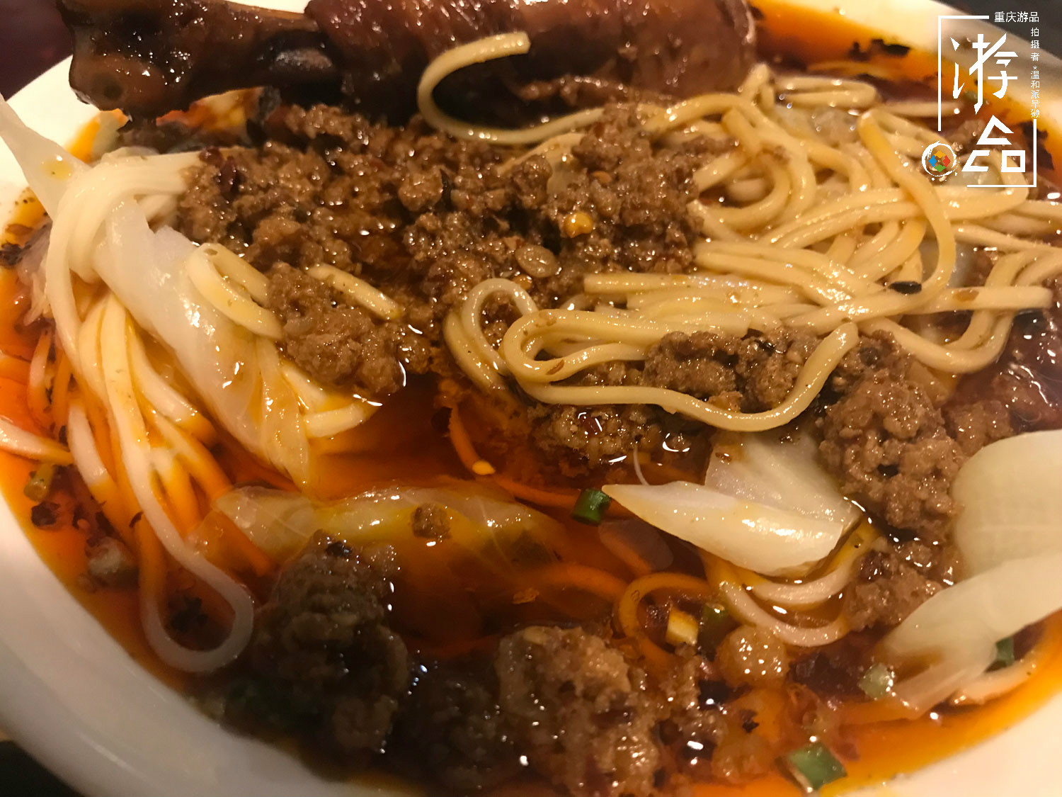 重庆不为人知的面馆,重庆聚园面馆开了三十多年