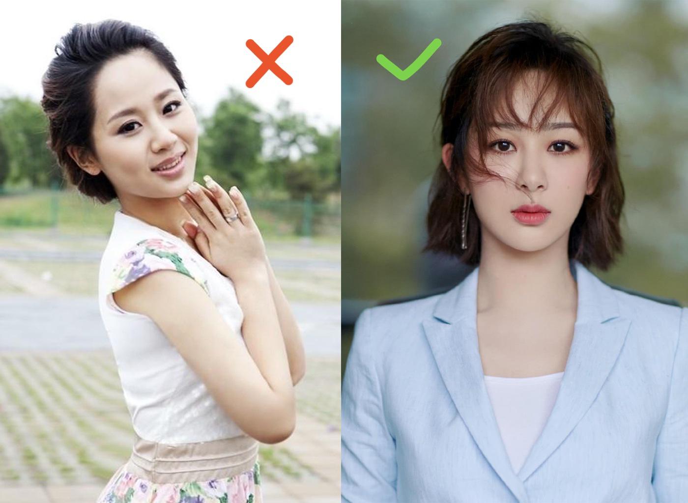 梨形脸留什么样的发型,菱形脸跟长形脸适合什么发型