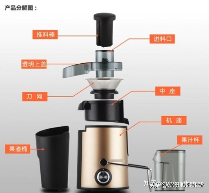 榨汁机小型自动清洗,原汁榨汁机好用易清洗推荐