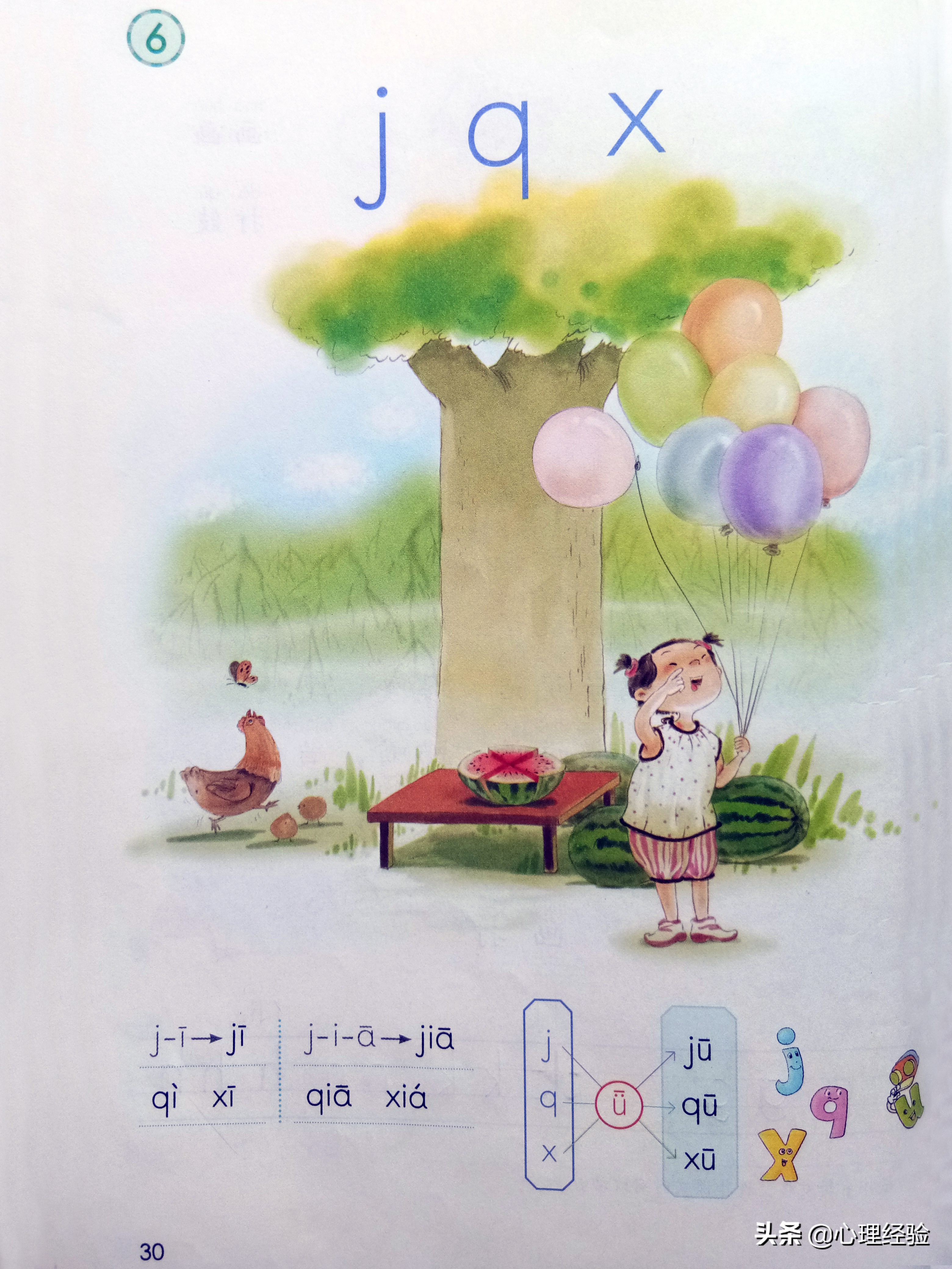 为什么ü，遇到j,q,x,就要把两个点去掉