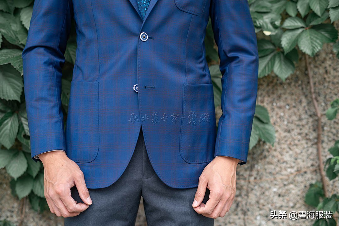 男款西装高级感韩式,撞色男士西装