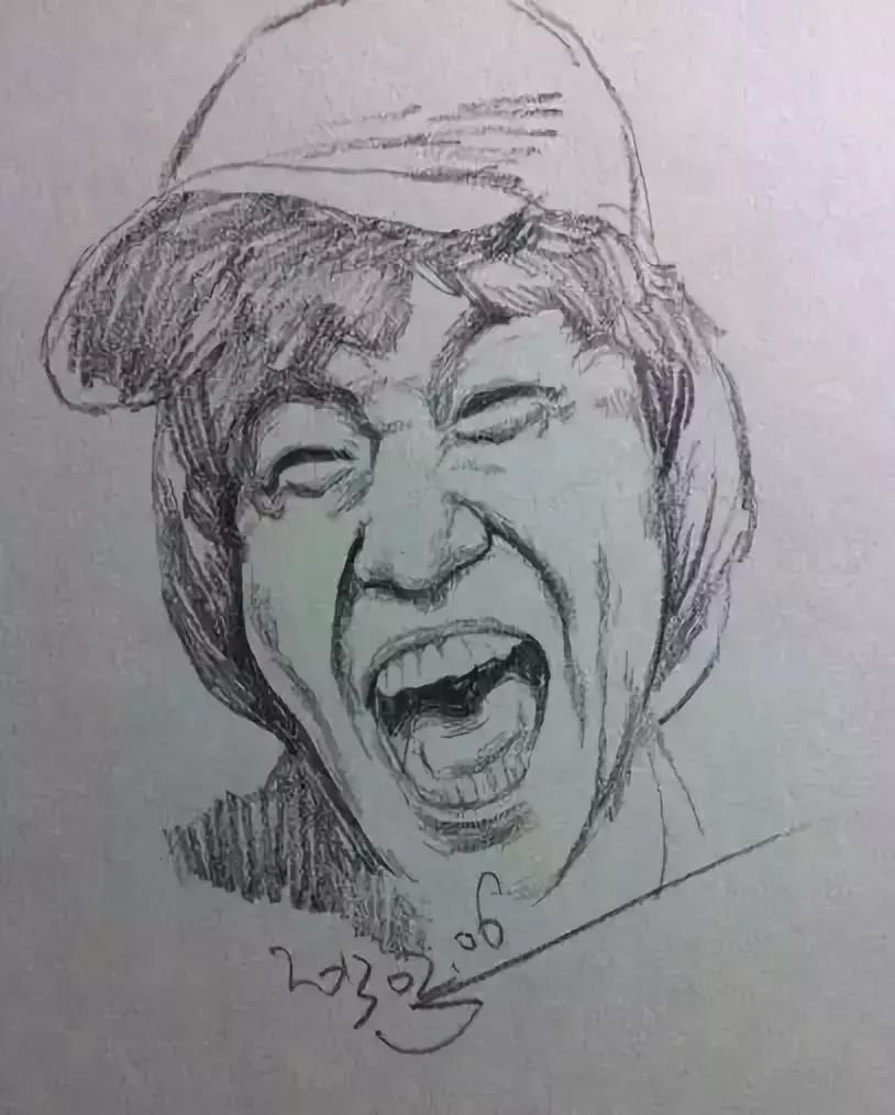 速写看一眼画一笔,用速写的方法画肖像画