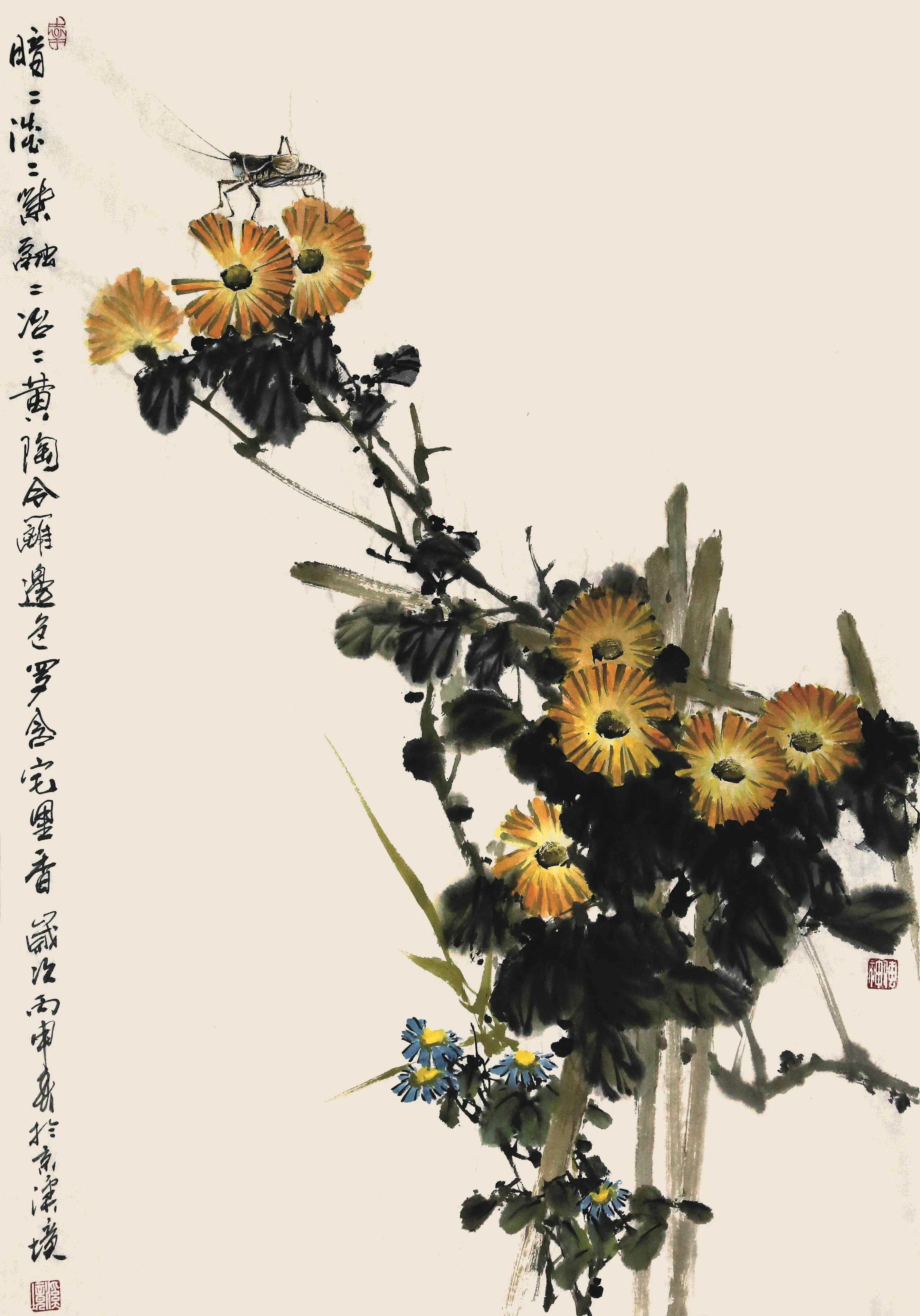 李溪境画作价格,李溪镜花鸟作品