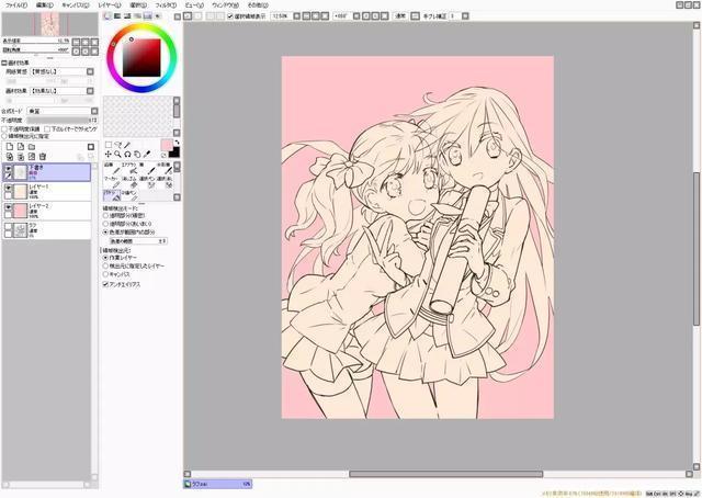 板绘sai伪厚涂上色,sai厚涂板绘人物