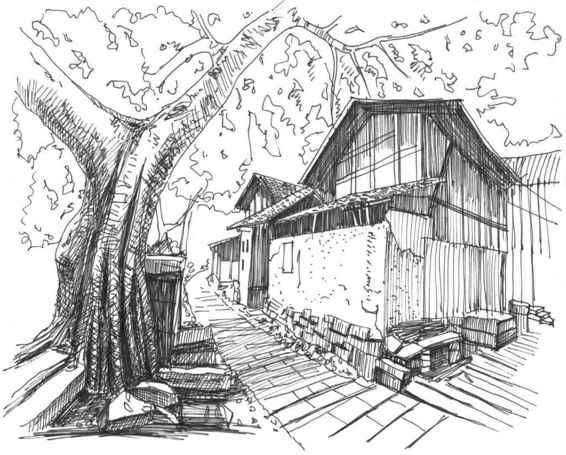 速写风景初学者入门教程,人物速写和风景速写哪个简单