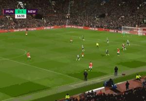 英超曼联2-1曼城集锦,英超三连冠6年5冠复制曼联神迹