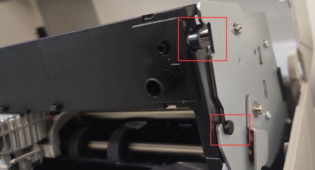 富士通针式打印机怎么取色带卡扣,富士通针式打印机怎么装纸