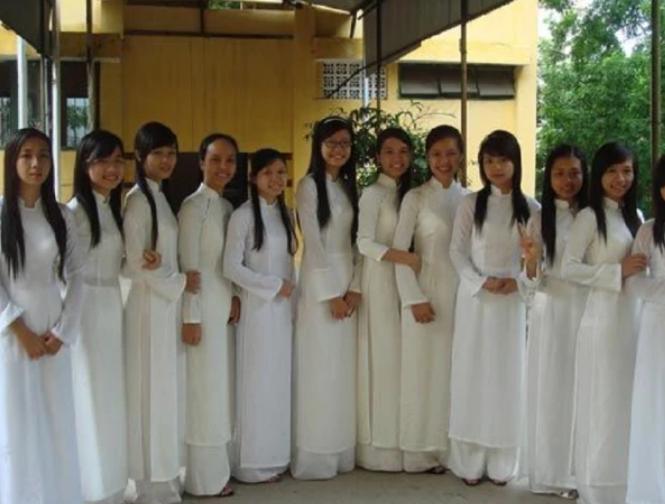 中国校服和越南校服,各国校服vs中国校服