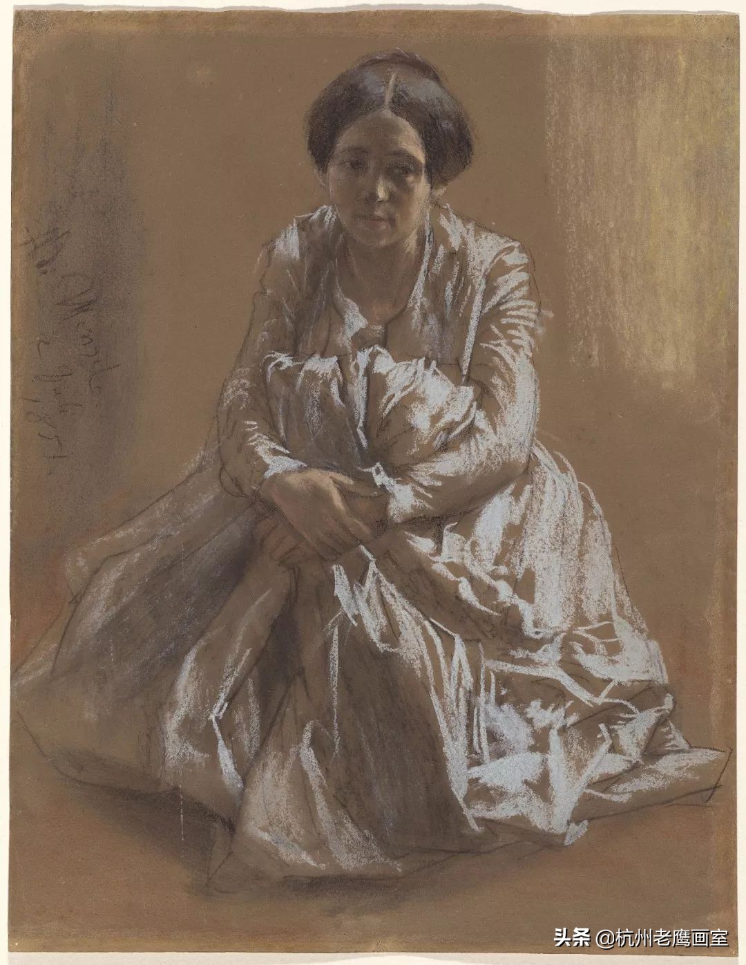 门采尔素描作品的尺寸,门采尔素描高清大图