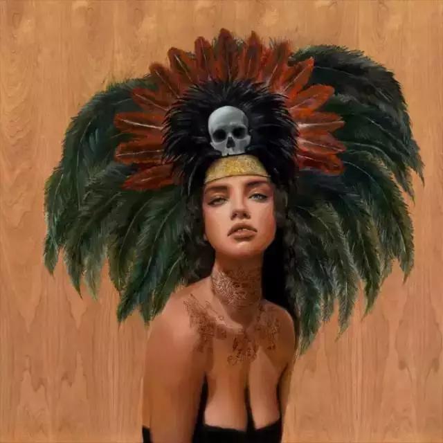 她画出的画惊艳四方,她笔下生辉画风堪比梵高