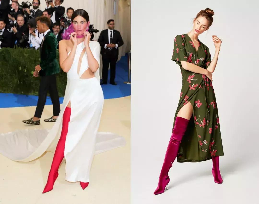 英伦袜靴穿搭裙子,袜靴穿搭新款