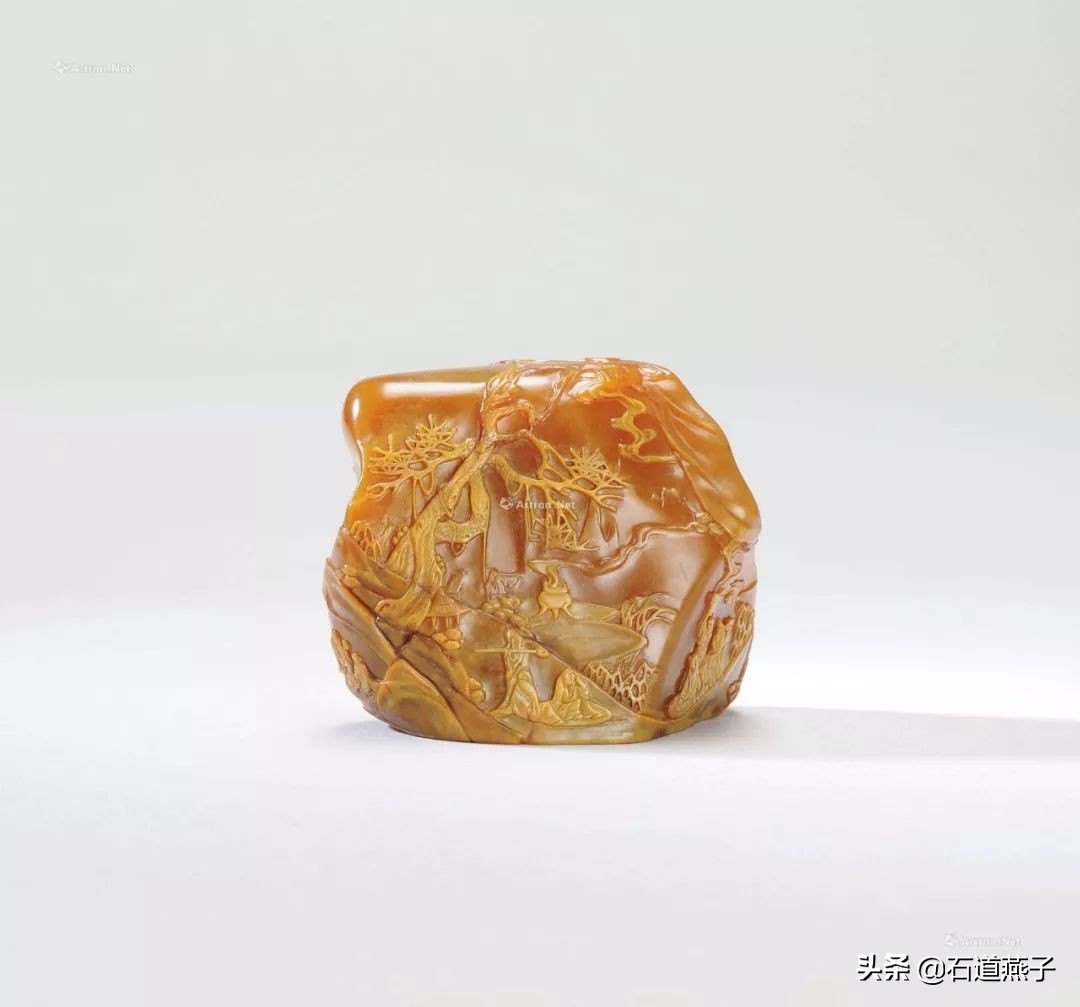 真品田黄及田黄冻石图片大全,天价田黄石及国宝田黄一览