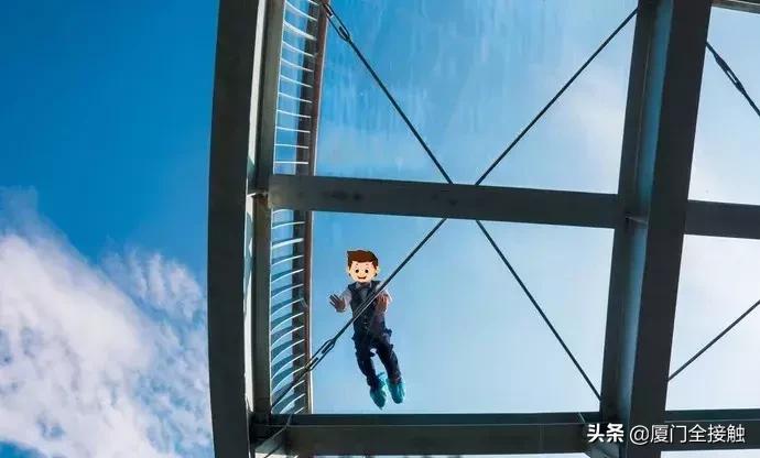 厦门玻璃栈道,厦门山海步道玻璃栈道